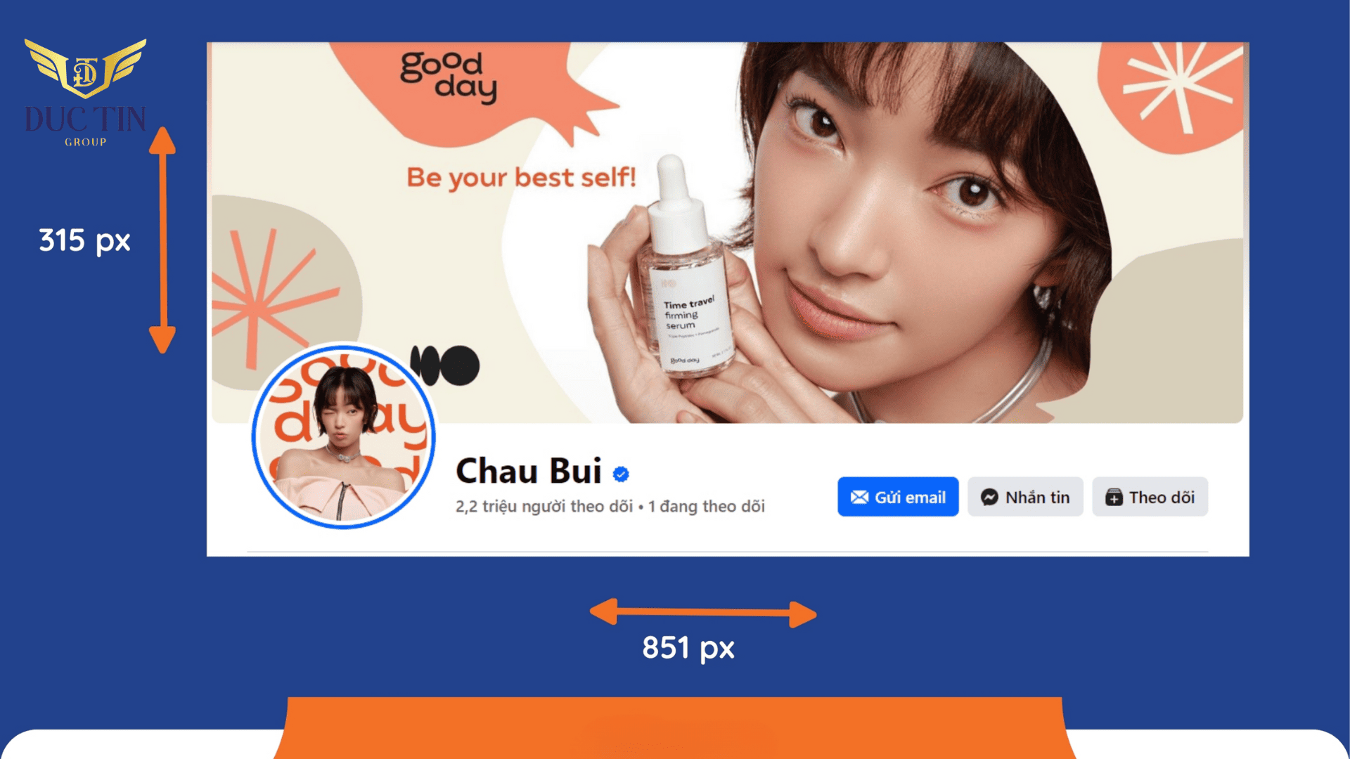 Kích thước ảnh bìa của fanpage